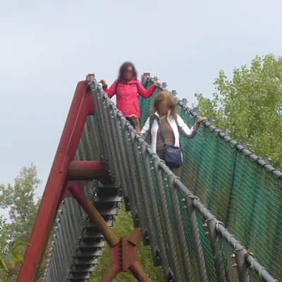 Gita al ponte tibetano